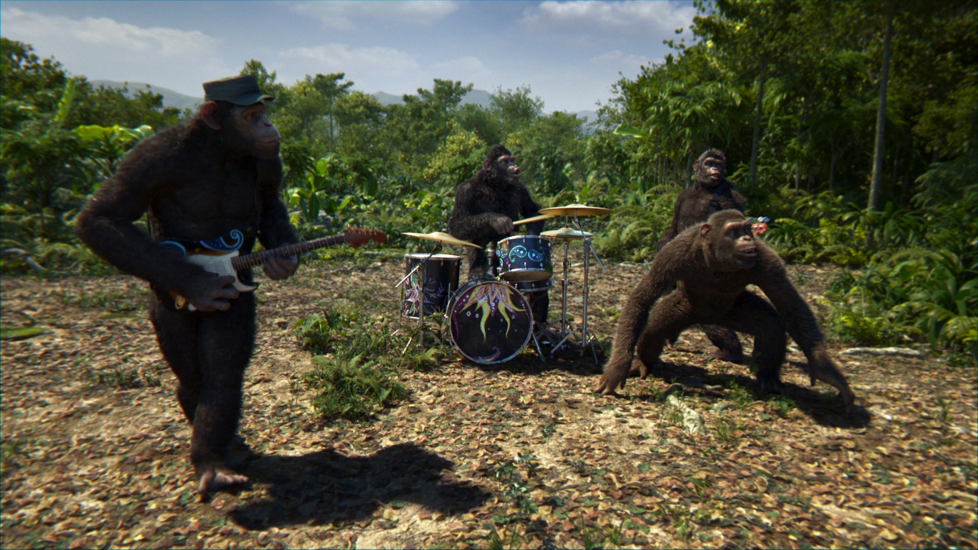 Танцующая обезьянка песня. Coldplay Adventure of a Lifetime. Coldplay обезьяны. Coldplay Adventure of a Lifetime обезьяна. Coldplay гориллы.
