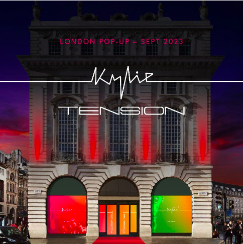 <strong>KYLIE TO OPEN LONDON POP-UP SHOP TO CELEBRATE THE RELEASE OF NEW ALBUM ‘TENSION’</strong>